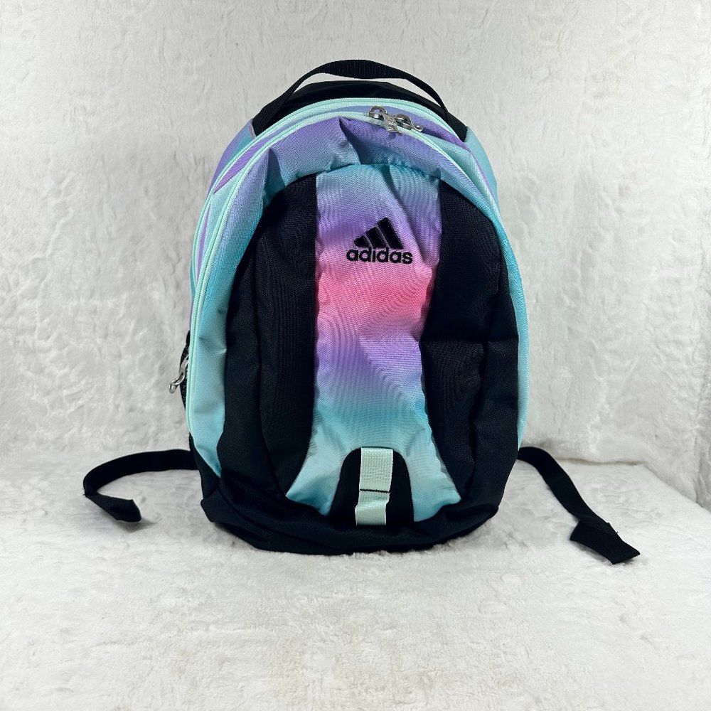adidas Unisex Journal Backpack, Gradient Rose Tone pink/Black/Halo Mint Green